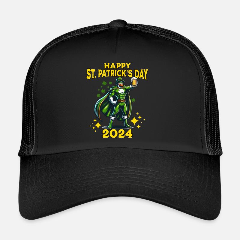 Fête de la Saint-Patrick 2024 Casquette trucker 