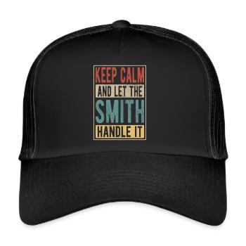 Smith Retro Gift - Trucker Cap - black/black - Front