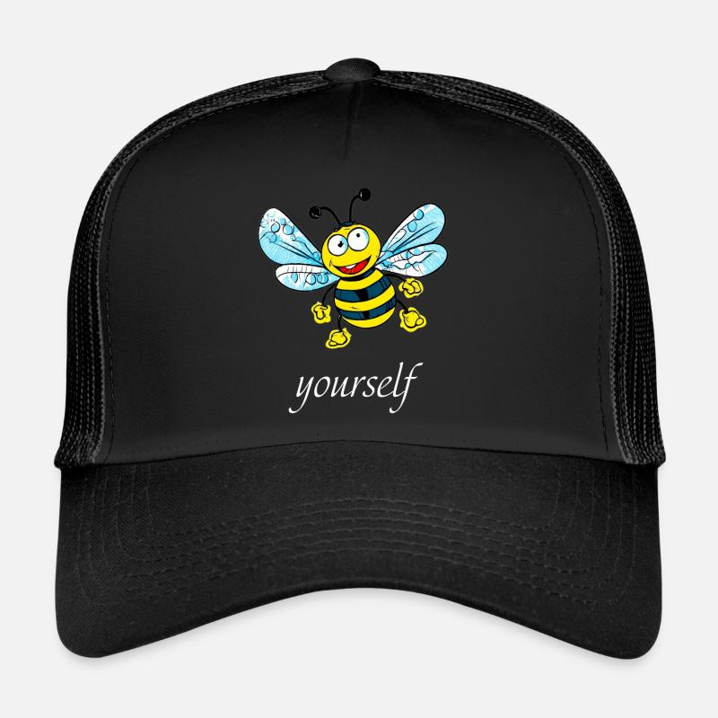 Être (e) vous-même - Casquette trucker  - noir/noir