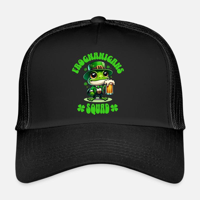 Grenouille de la Saint-Patrick Casquette trucker 