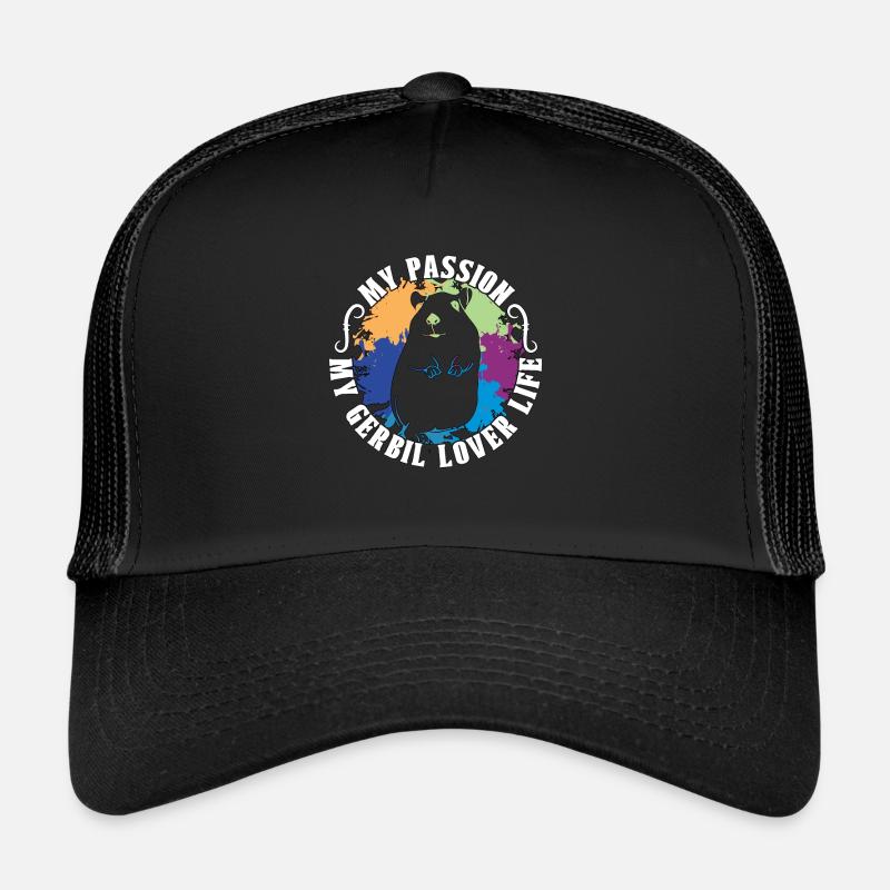 Gerbil Lover My Passion My Gerbil Lover Hamster Trucker Cap