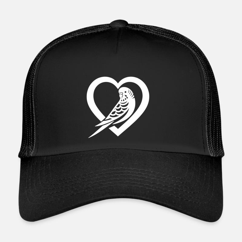 Wellensittich Liebe Trucker Cap