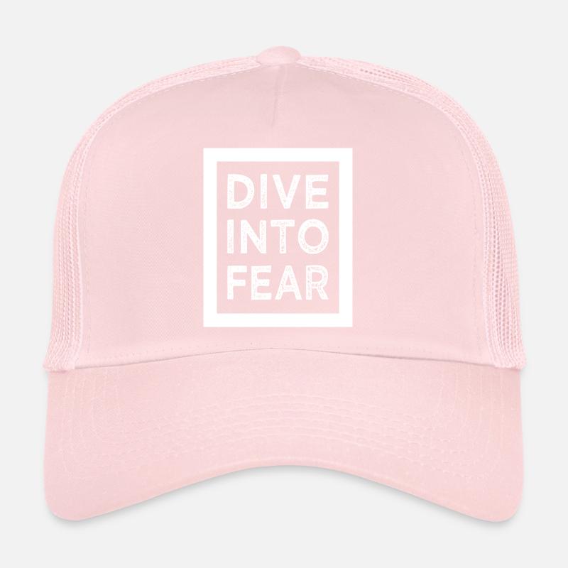 Citations de courage de vie intrépide Fun Casquette trucker 