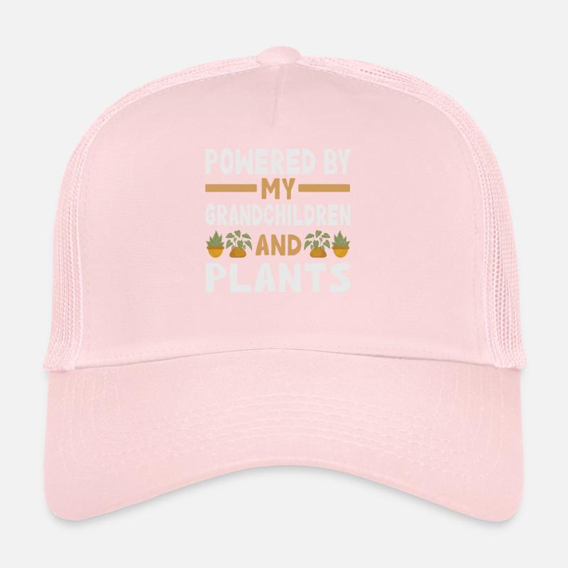 Propulsé par les petits-enfants et la conception des plantes Casquette trucker 