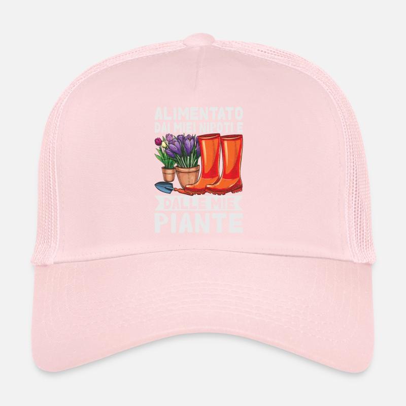 Propulsé par les petits-enfants et la conception des plantes Casquette trucker 