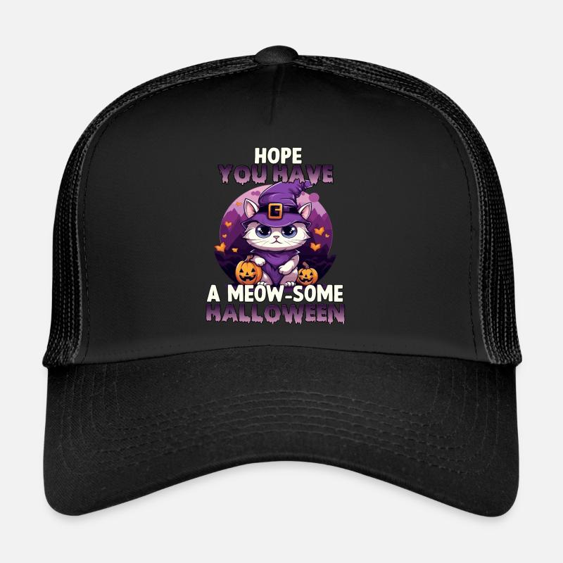 Costume de chat d'Halloween pour cadeau Casquette trucker 