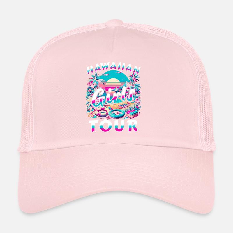 Visite des filles hawaïennes Casquette trucker 