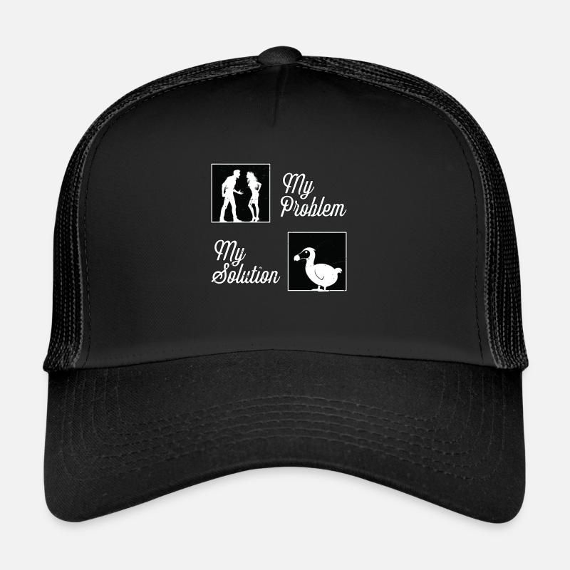 Dodo Bird Lover My Problem My Pictogram Mom Dad Trucker Cap