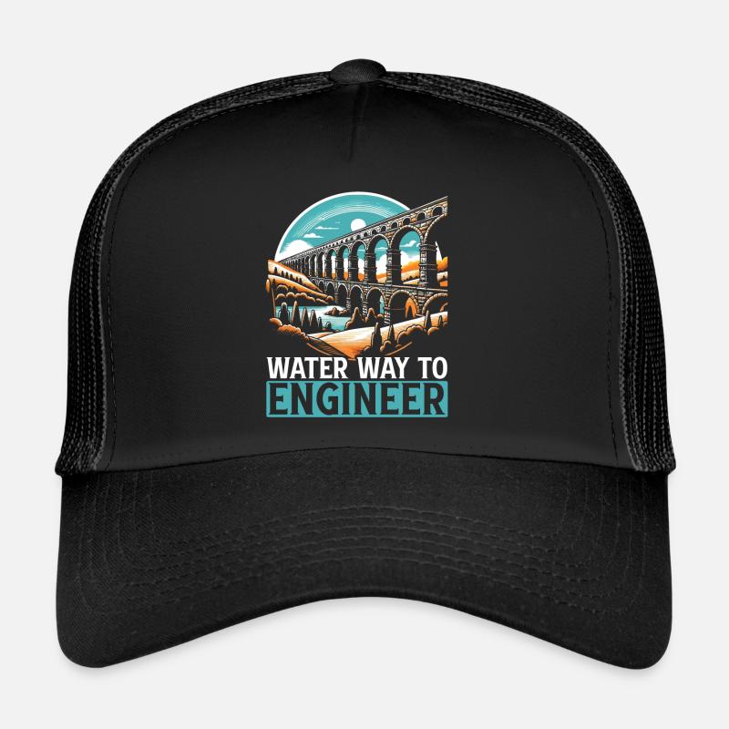 Roman Aqueducts Roman Engineering Ancient Rome Trucker Cap