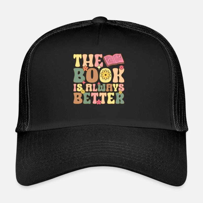 Groovy Book Reader Buch lesen Trucker Cap