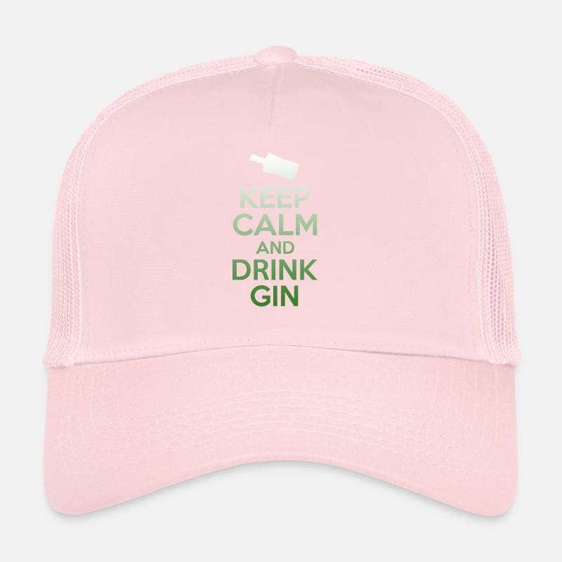 Keep Calm And Drink Gin T-Shirt - Boire De Drôle Casquette trucker 