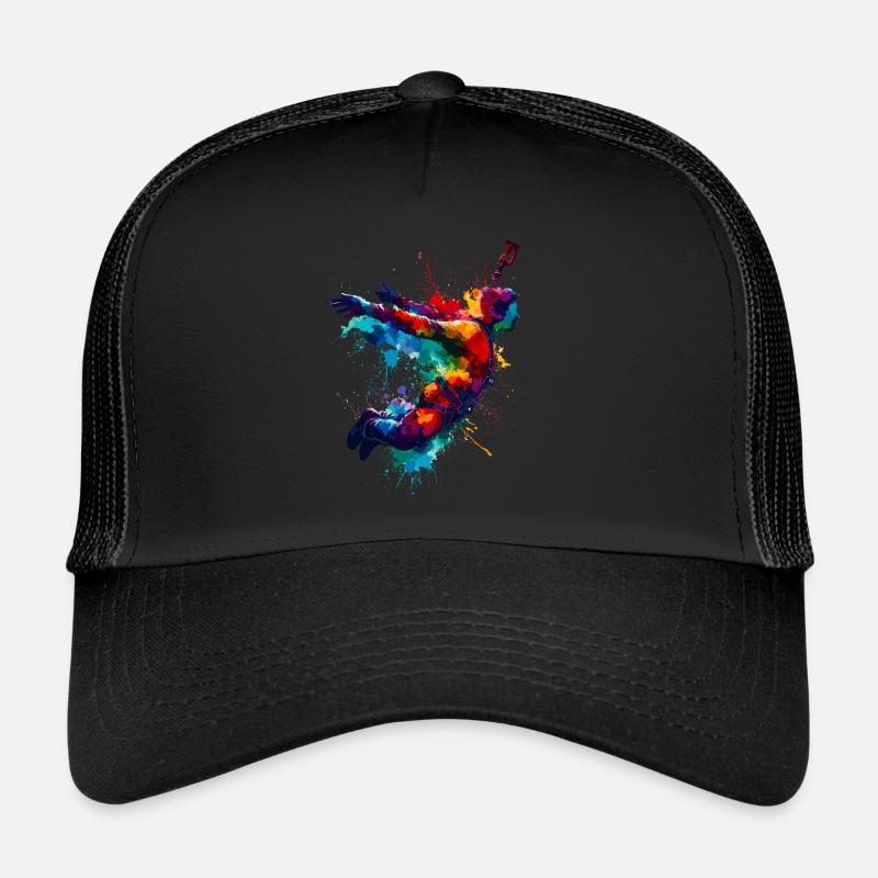 Splash Art Bungee Jumping Bungy Bungee Jumper Casquette trucker 