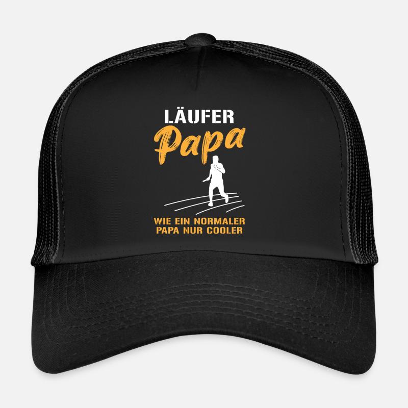 Cool Runner Dad Saying Trucker Cap