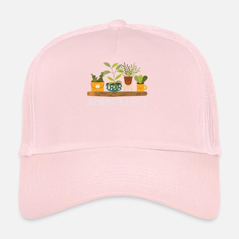 Propulsé par les petits-enfants et la conception des plantes Casquette trucker 