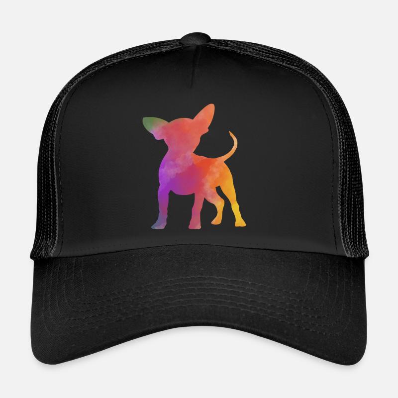Chihuahua arc-en-ciel Casquette trucker 