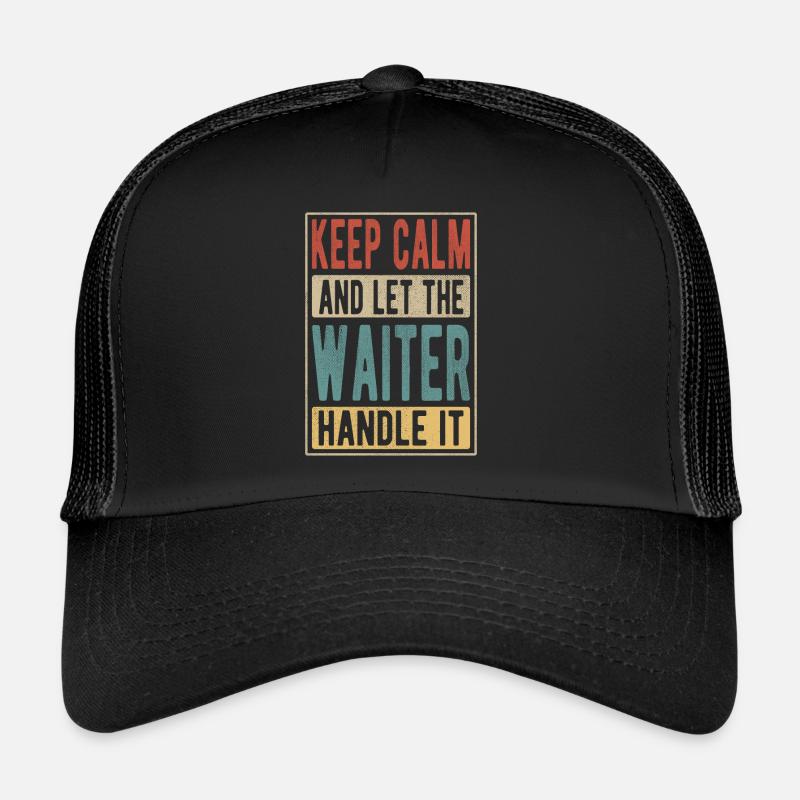Cadeau rétro de serveur Casquette trucker 