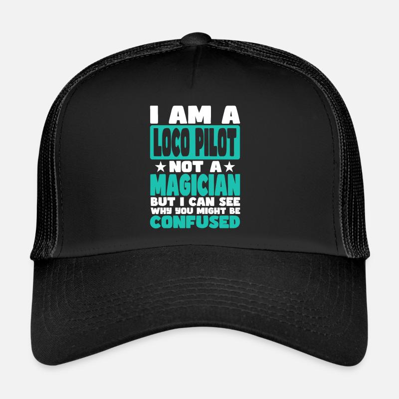 Loco Pilot Trucker Cap