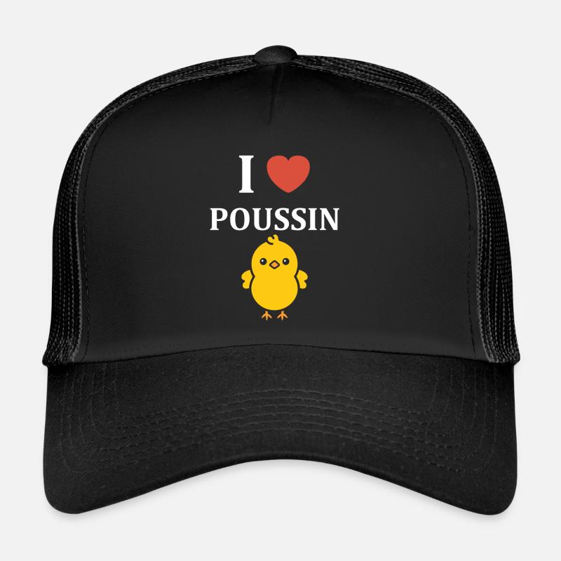 Humour bébé poussin Casquette trucker 