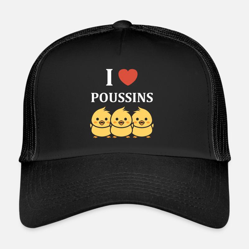 Humour bébé poussin Casquette trucker 