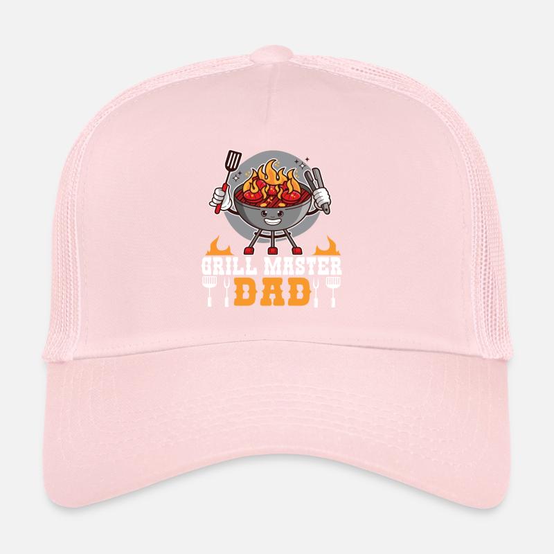 Grillmaster Dad BBQ Grill Grilling Barbecue Smoker Trucker Cap