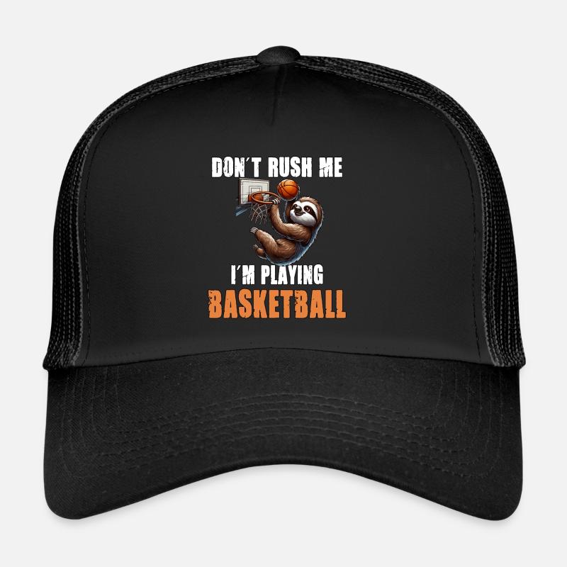 Faultier Basketball Ich hetze nicht ich spiele Trucker Cap