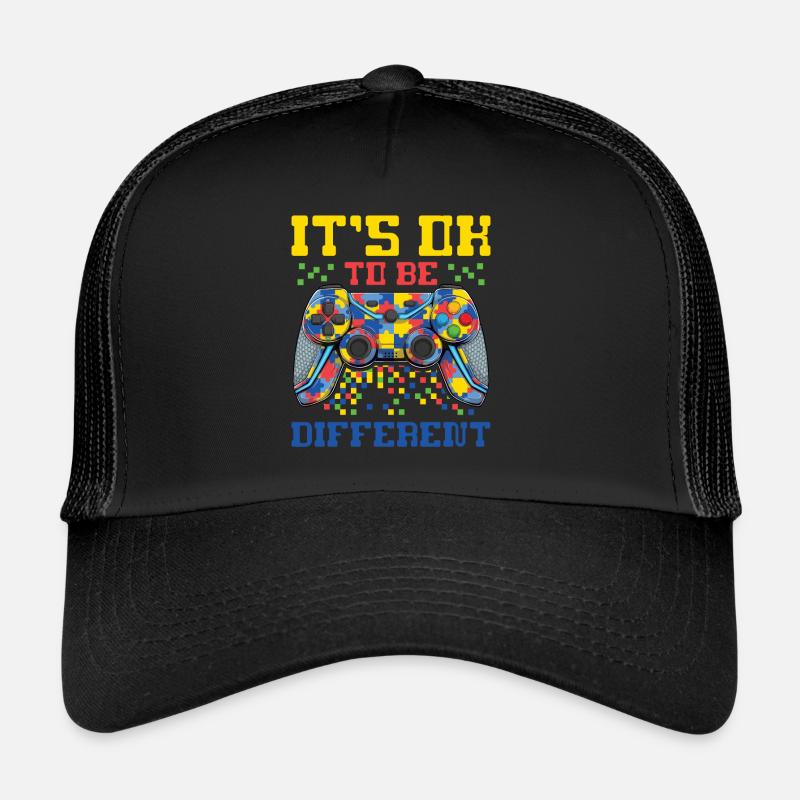 Autism Awareness Day Autistic Gift Trucker Cap