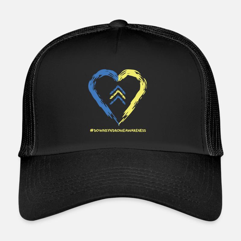 World Down Syndrome Awareness Day - Trucker Cap - Schwarz/Schwarz