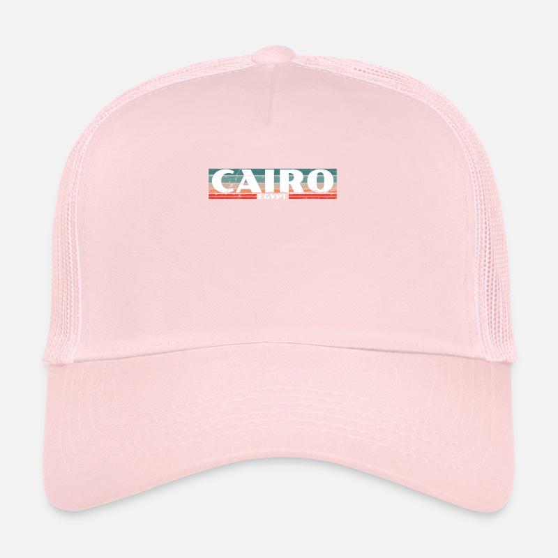Le Caire Vintage Rétro Égypte Égypte Egypte Casquette trucker 