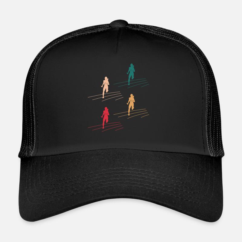 Cadeau coloré de dynamique d’équipe de relais Casquette trucker 