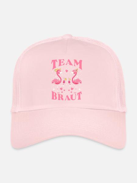 Team Bride - Trucker Cap - pale pink - Front