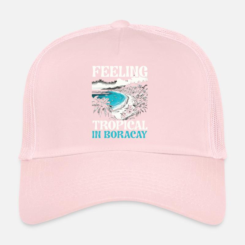 Boracay Philippines Vacances d’été Boaracay Beach Casquette trucker 