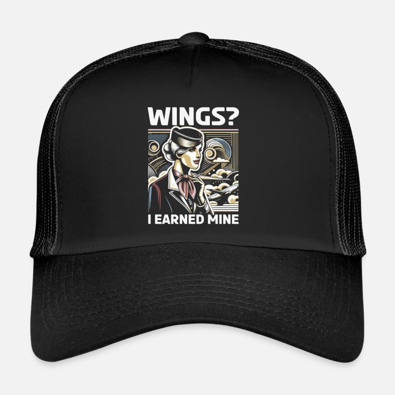 Flugbegleiterin, Flugbegleiterin, Stewardess Trucker Cap