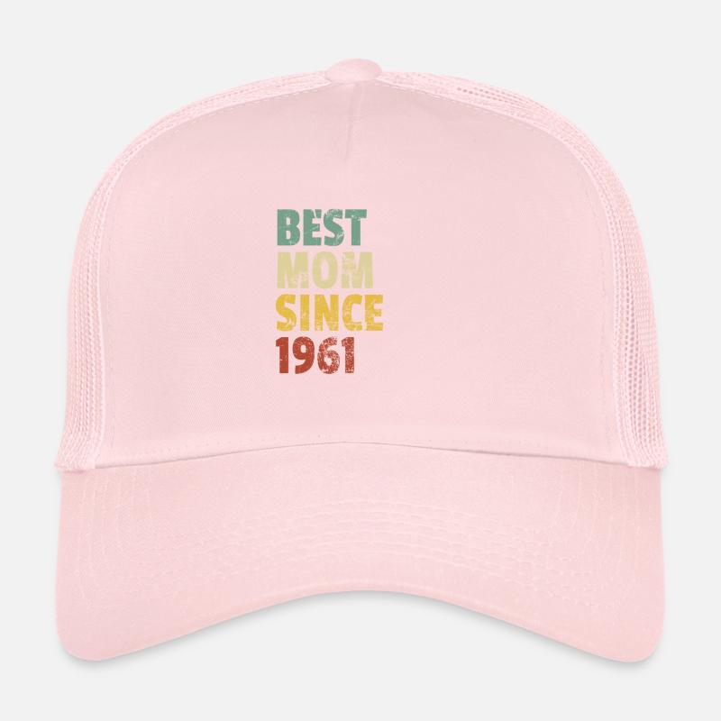 Beste Mutter seit 1961 Muttertagsslogan Zitat Trucker Cap