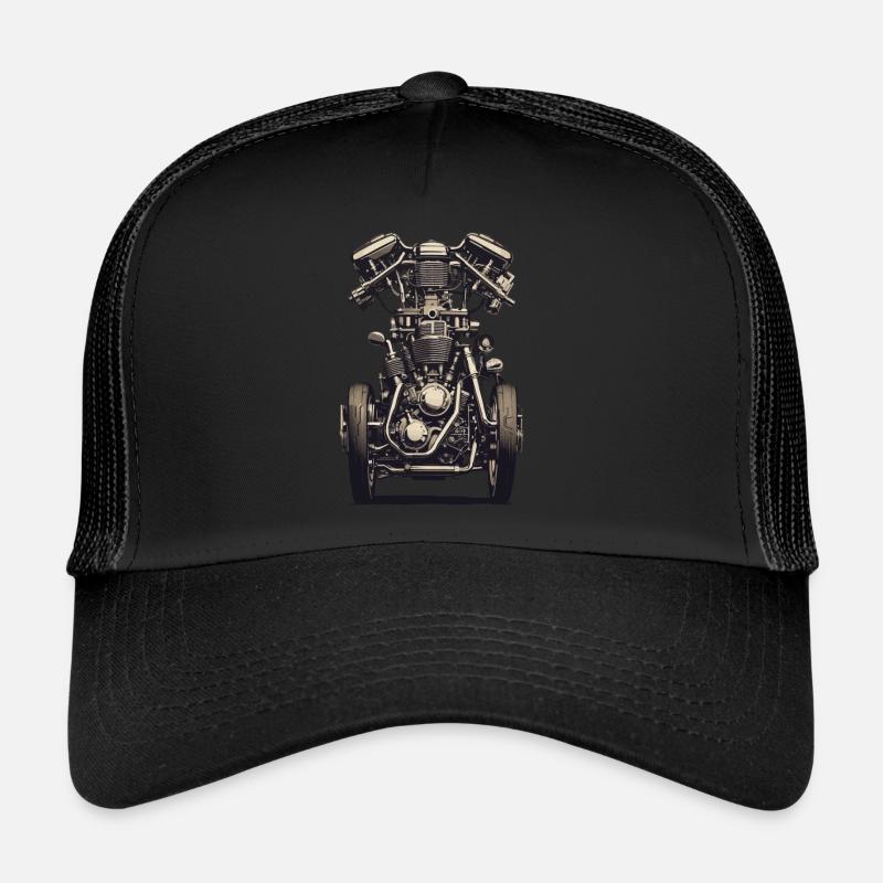 Engine Engineer Motor Vehicle Mechanic Vintage Trucker Cap