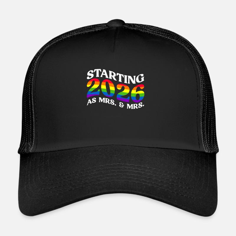 Gay Pride 2026 Hochzeit Homo-Ehe Trucker Cap