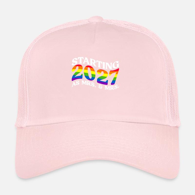 Gay Pride 2027 Hochzeit Homo-Ehe Trucker Cap