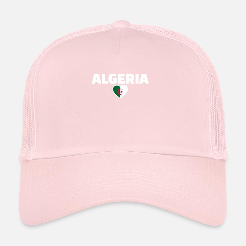 Algérie Algérie Drapeau algérien Algérien Casquette trucker 