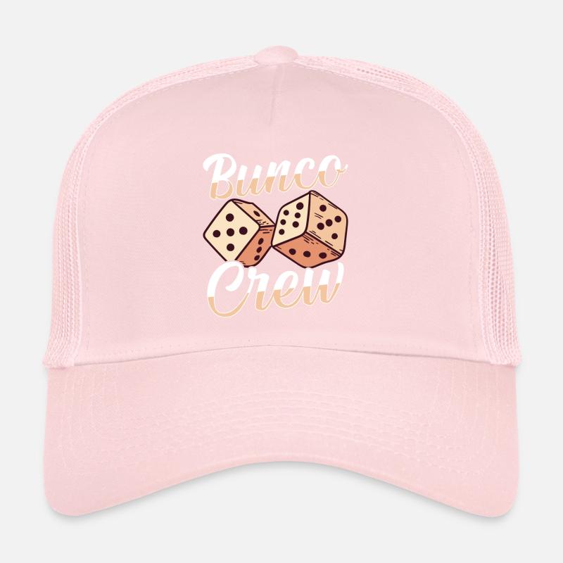 Roll Into Fun With Bunco Crew Dice Game Design Trucker Cap