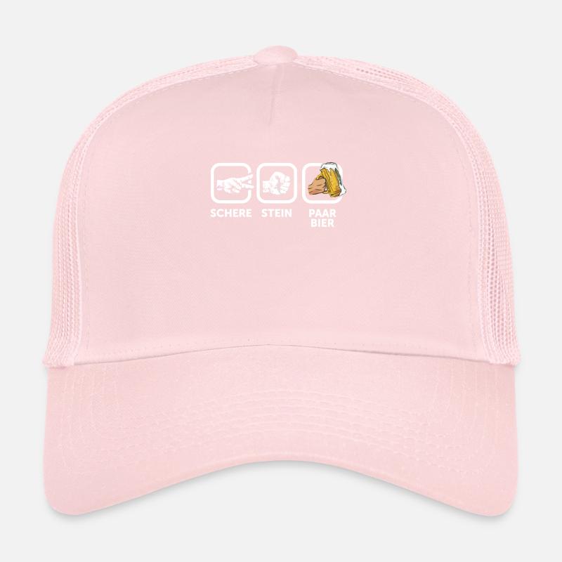 Des ciseaux, de la pierre, une paire, de la bière - la tenue parfaite Casquette trucker 