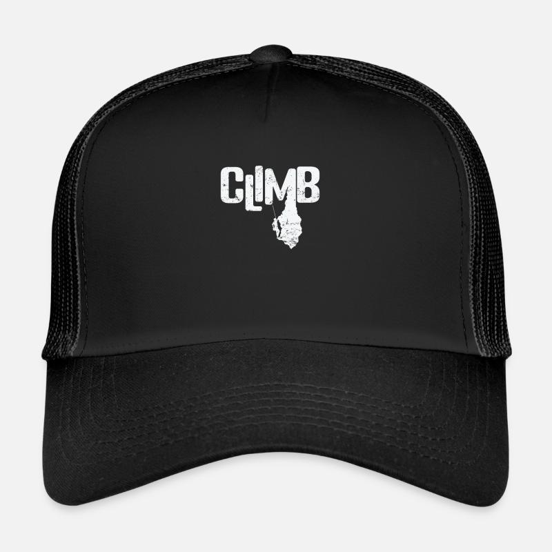 Climb Bouldern - Trucker Cap - Schwarz/Schwarz