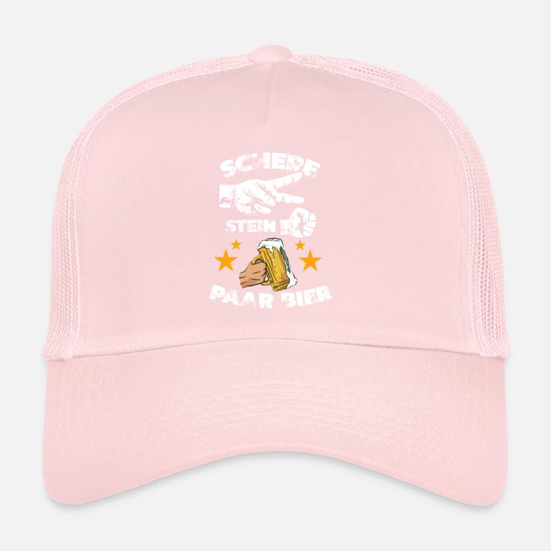 Des ciseaux, de la pierre, une paire, de la bière - la tenue parfaite Casquette trucker 
