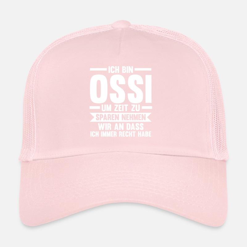 Ossi DDR Osten Geschenk Trucker Cap