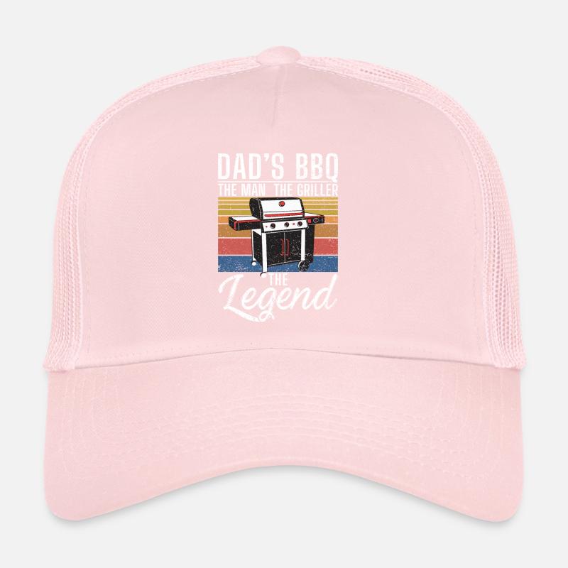 Grill Barbecue Grilling Trucker Cap