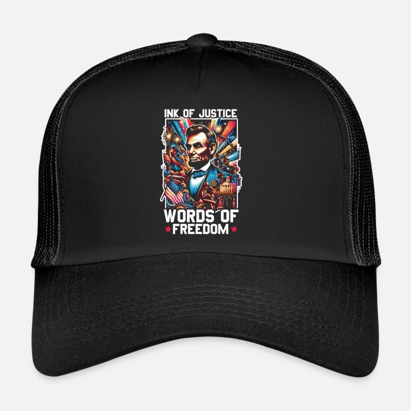 Proclamation d’émancipation Black Pride Juneteenth Casquette trucker 