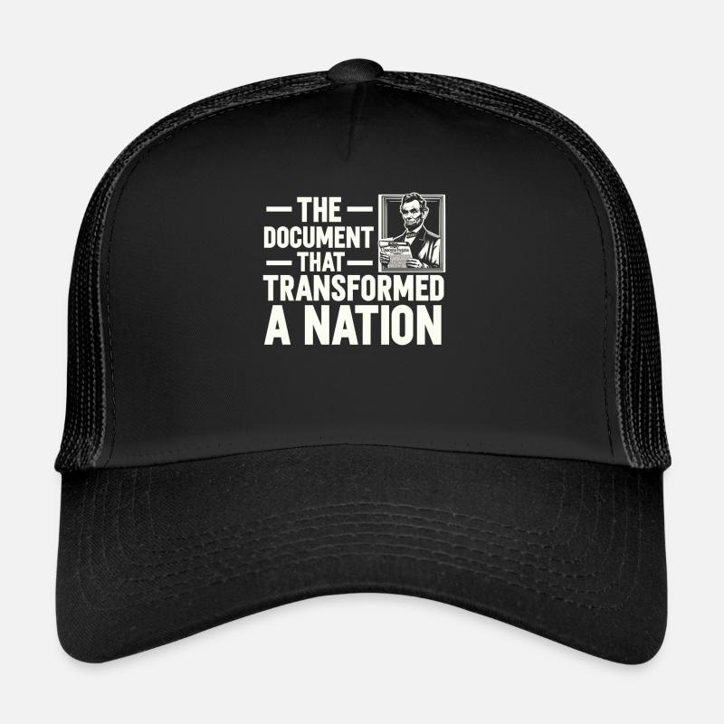 Proclamation d’émancipation Black Pride Juneteenth Casquette trucker 