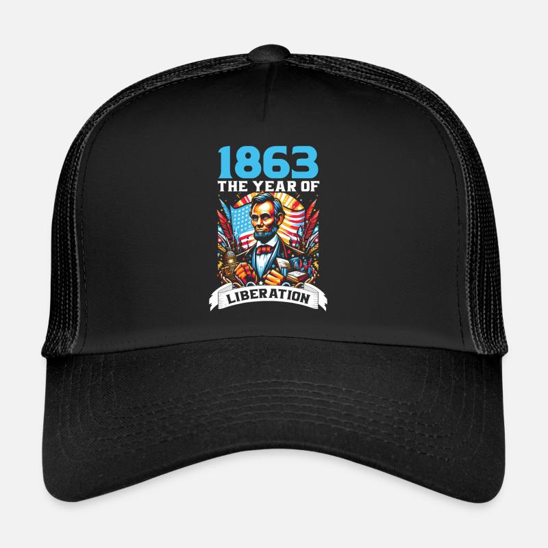 Proclamation d’émancipation Black Pride Juneteenth Casquette trucker 