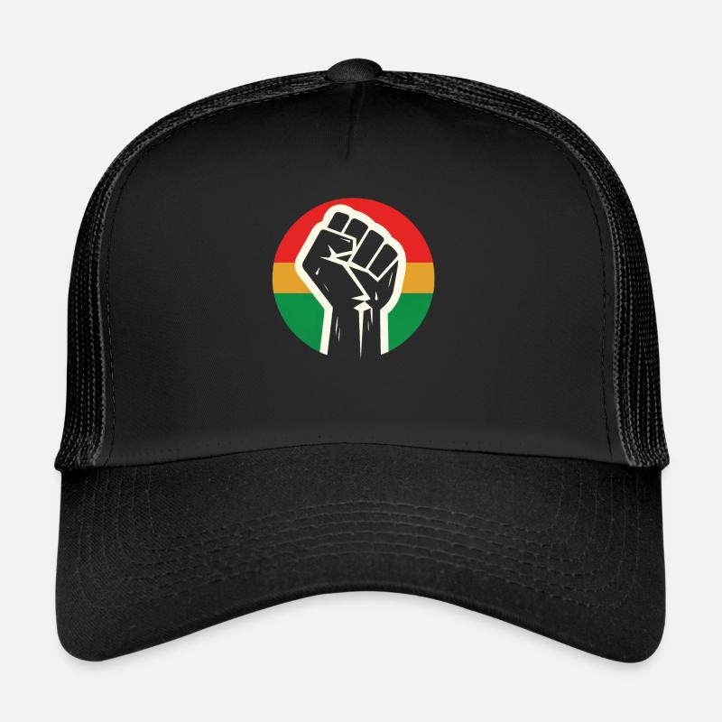 Panafricanisme Afro-Américains Noirs Casquette trucker 