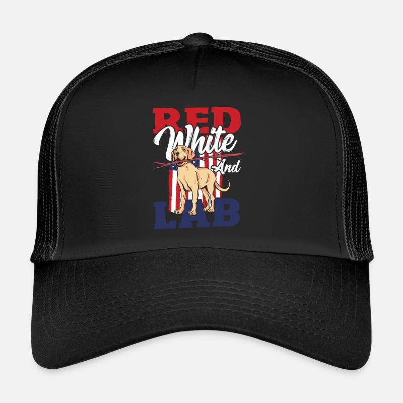 4. Juli Rote Streifen Amerikanische Flagge Trucker Cap