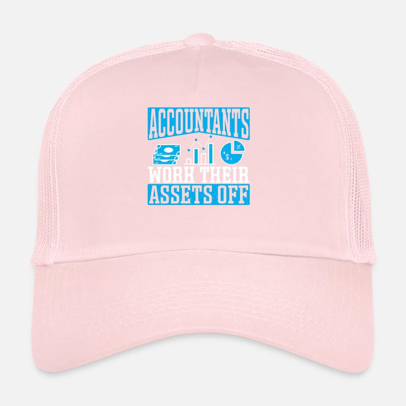 Accountants Work Their Assets off Trucker Cap