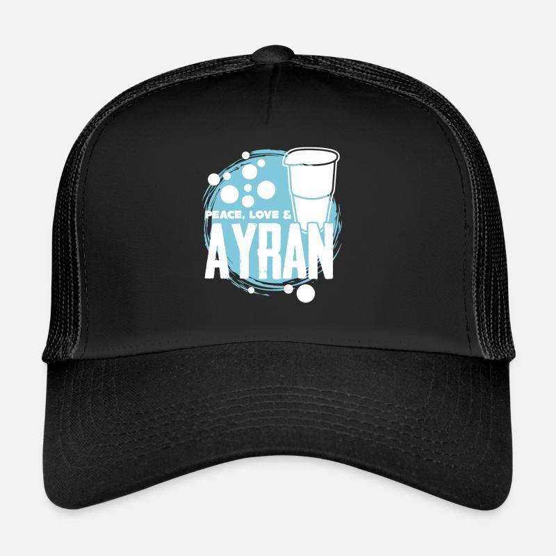 Paix, amour et Ayran Casquette trucker 